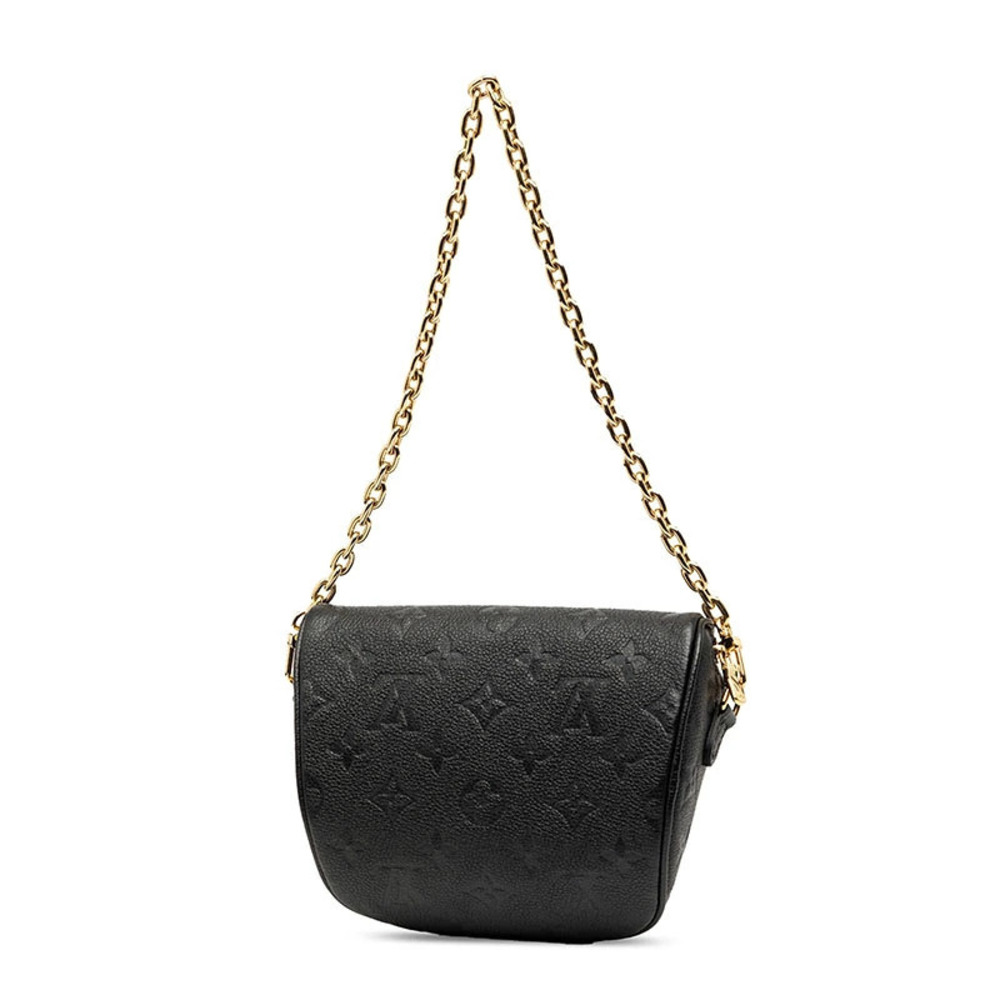 Louis Vuitton Black Empreinte Bag Noir Shoulder Bum Handbag Leather Black